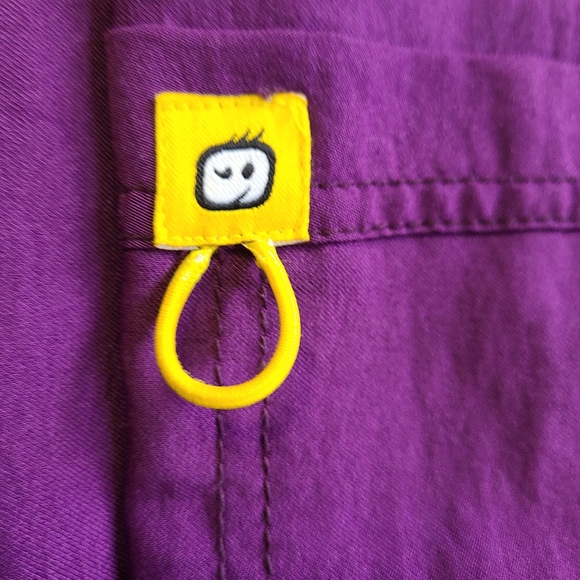 Spread Good Cheer Woman's Scrub Pants, Size: Small Color: Purple - Picture 7 of 12